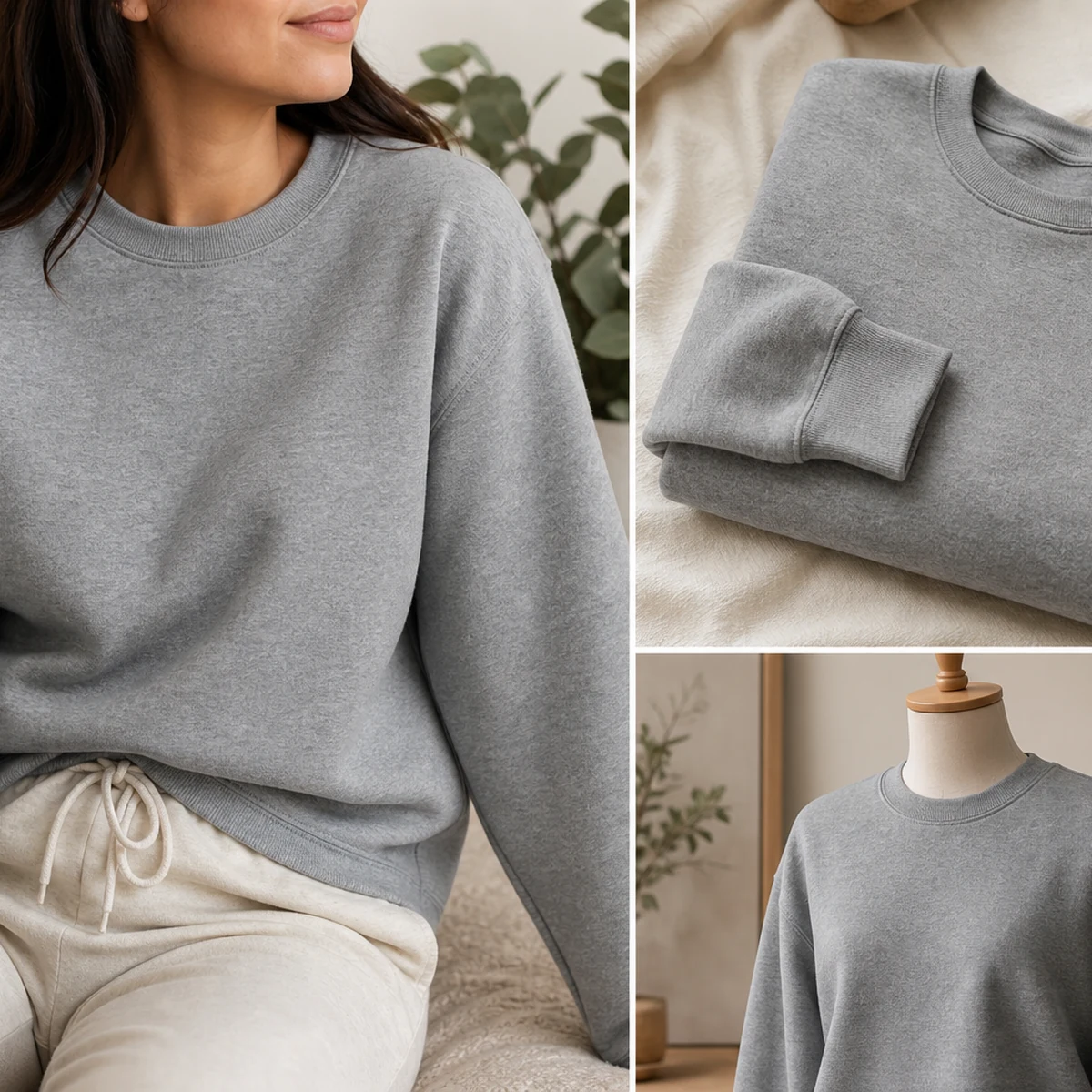 Essential Crewneck | Black